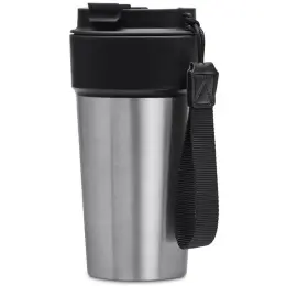 Kooshty Amigo Stainless Steel & Plastic Double-Wall Tumbler Black Front